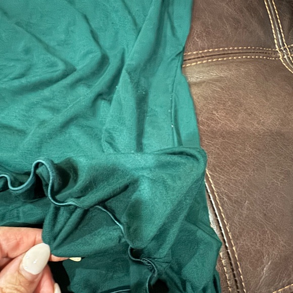 Armani Collezioni Deep Green Long Sleeve Top size 8 - Picture 12 of 14